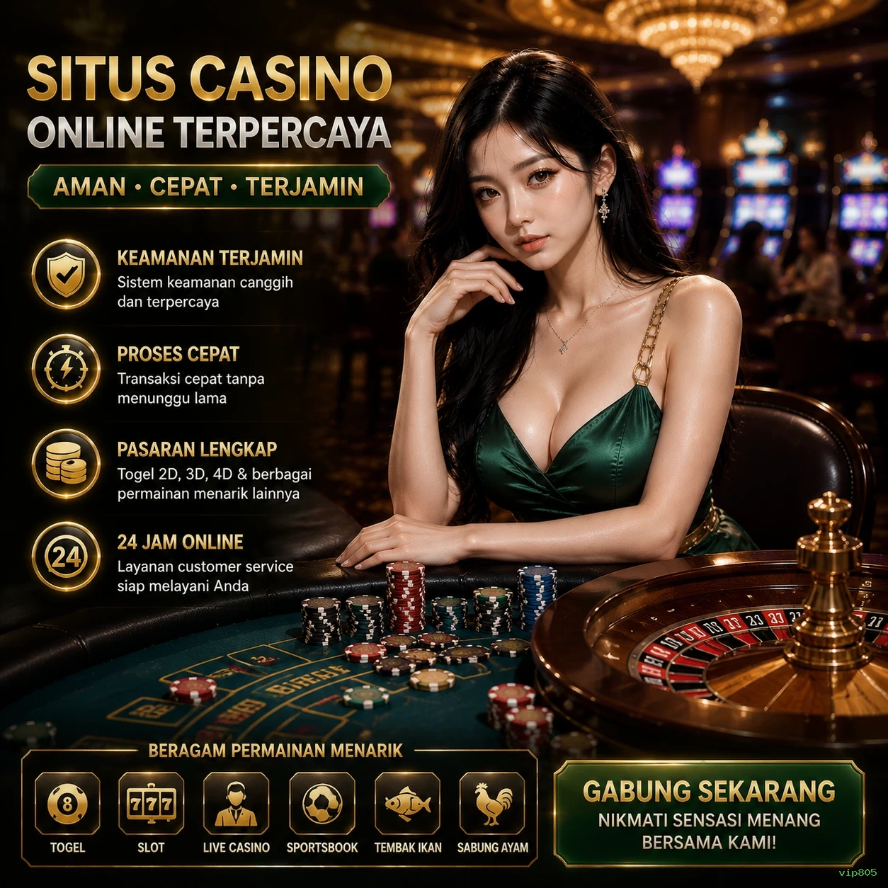 Berbagai Jenis Permainan yang Tersedia di vip805